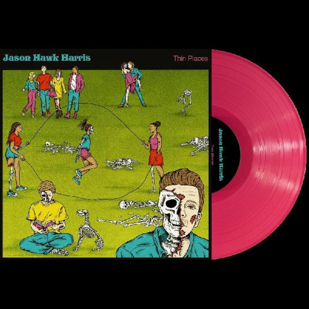 the album cover for Jason Hawk Harris - Thin Places [Pink LP]