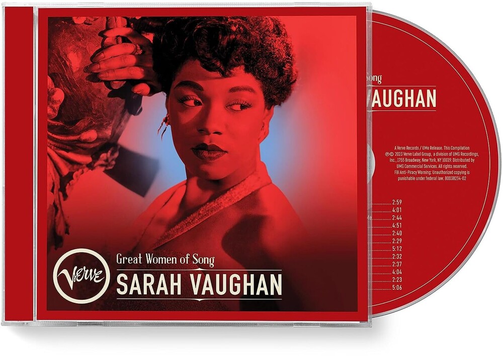 the album cover for Sarah Vaughan - Great Women Of Song: Sarah Vaughan