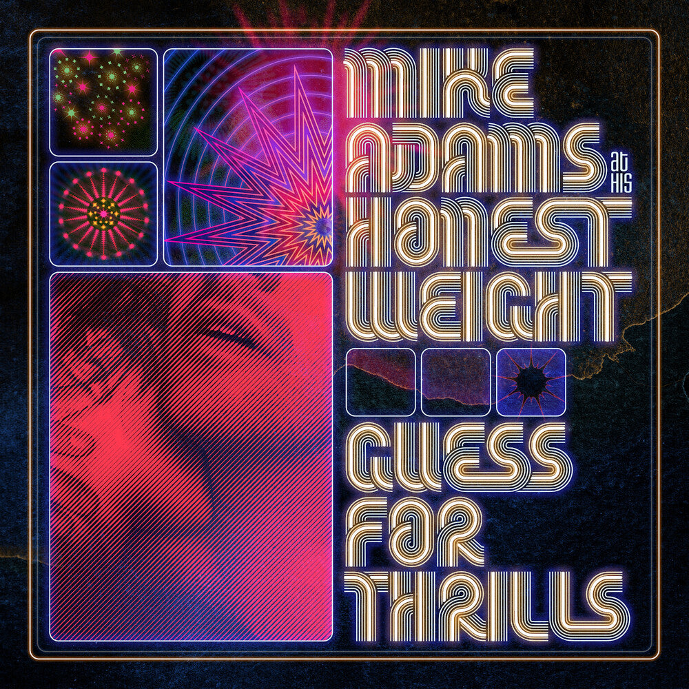 the album cover for Mike Adams & His Honest Weight - Guess For Thrills