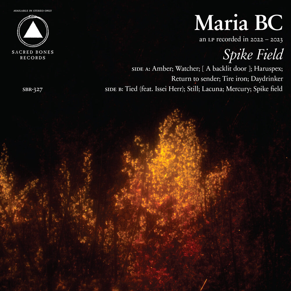 the album cover for Maria BC - Spike Field [Red LP]