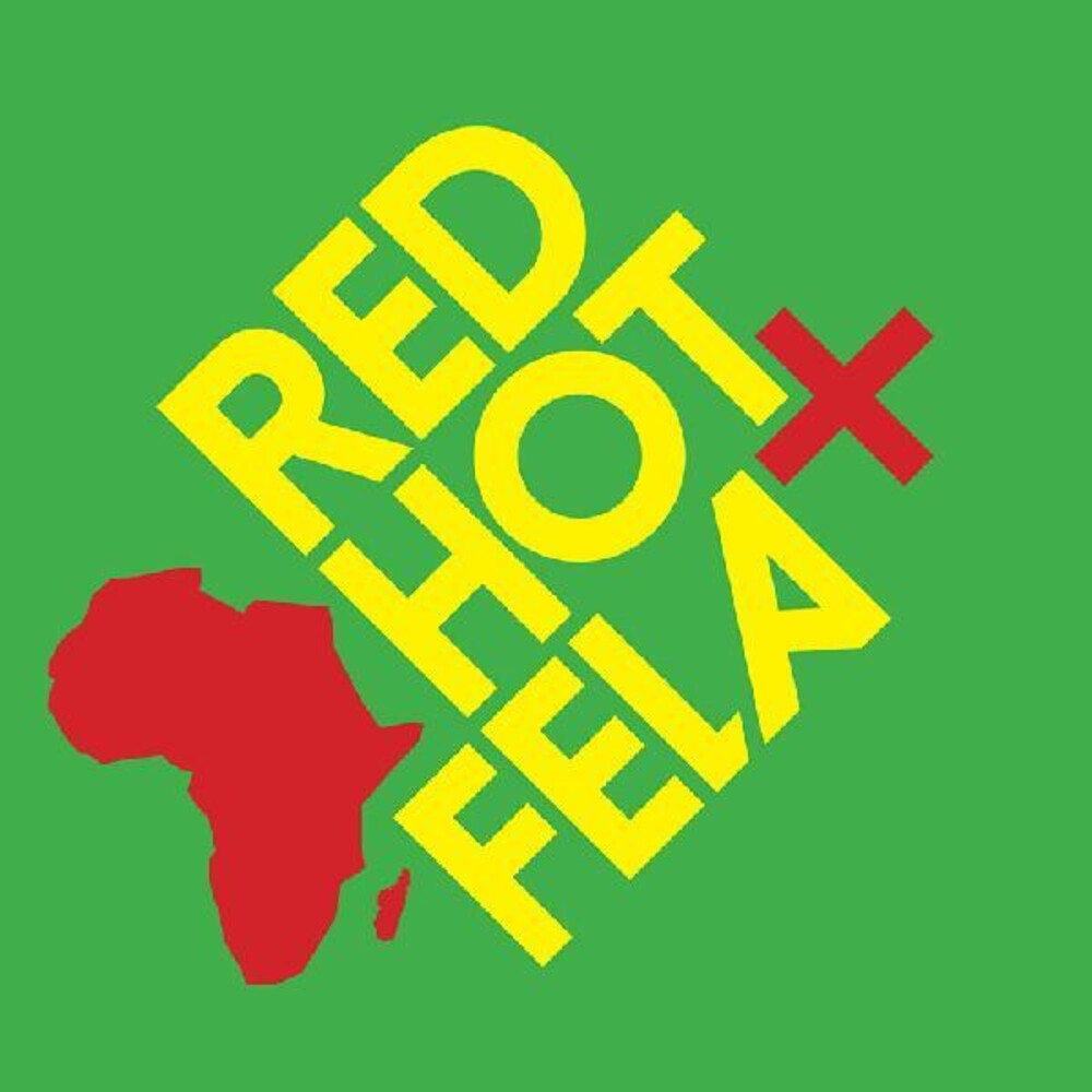the album cover for Various Artists - Red Hot + Fela [Limited Edition Banana Yellow & Red 2LP]