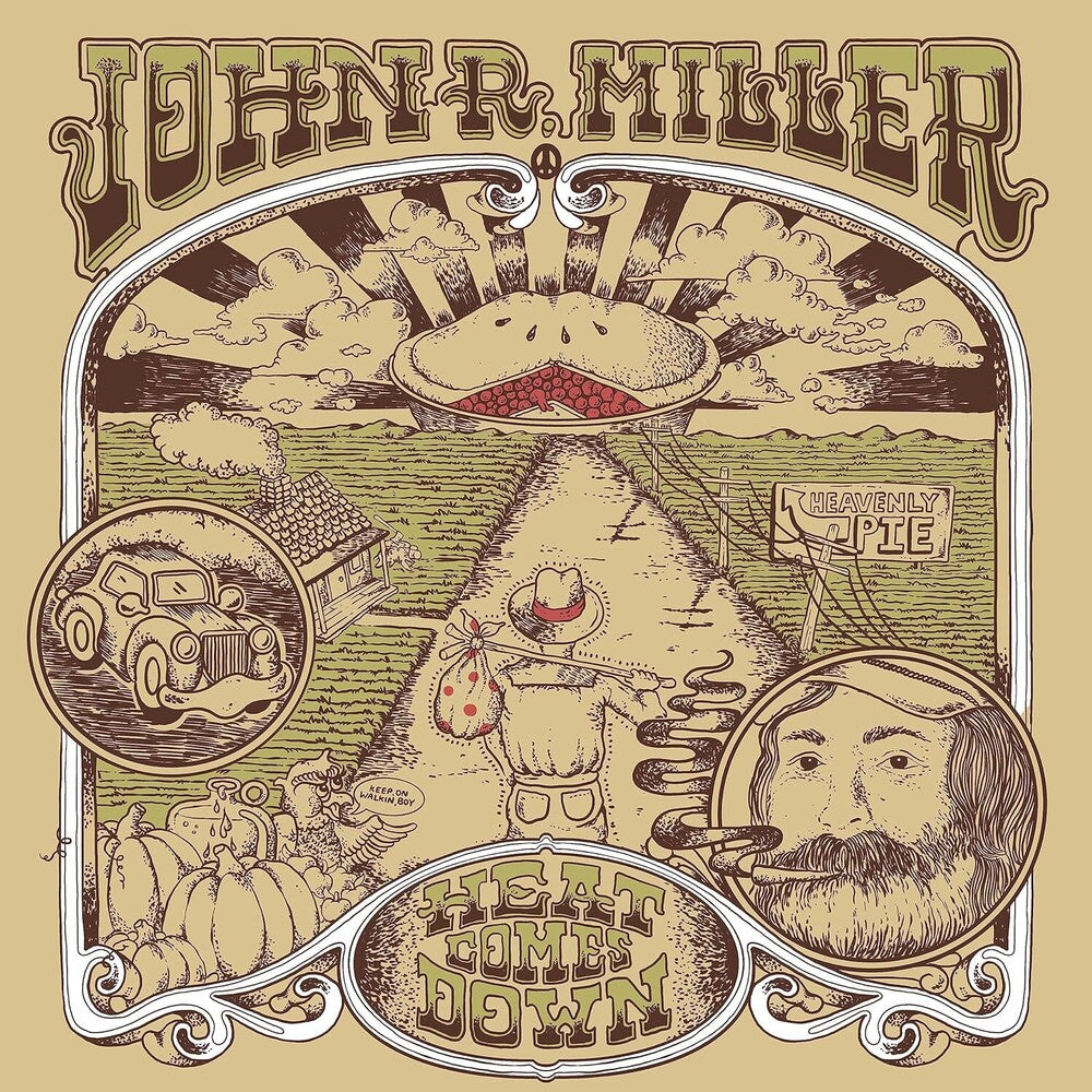 the album cover for John R. Miller - Heat Comes Down