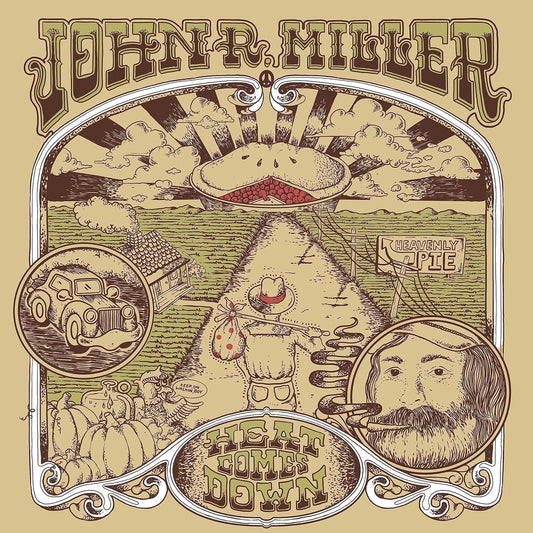 the album cover for John R. Miller - Heat Comes Down