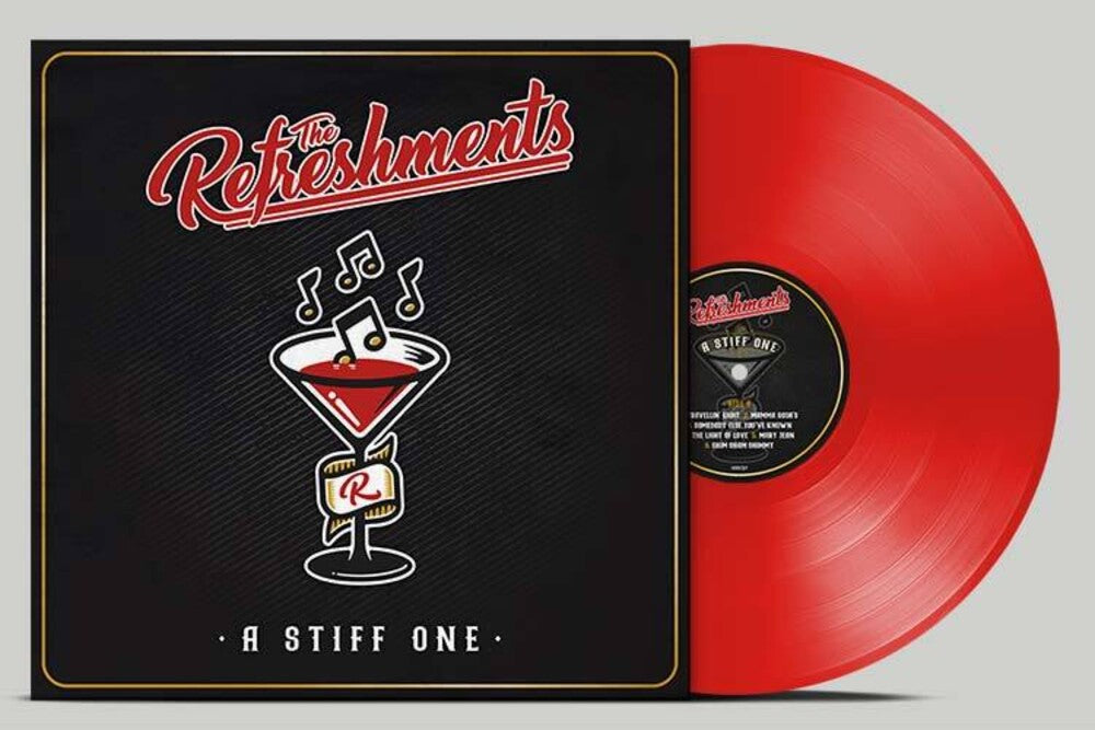 the album cover for Refreshments - Stiff One - Red [Colored Vinyl] (Red)