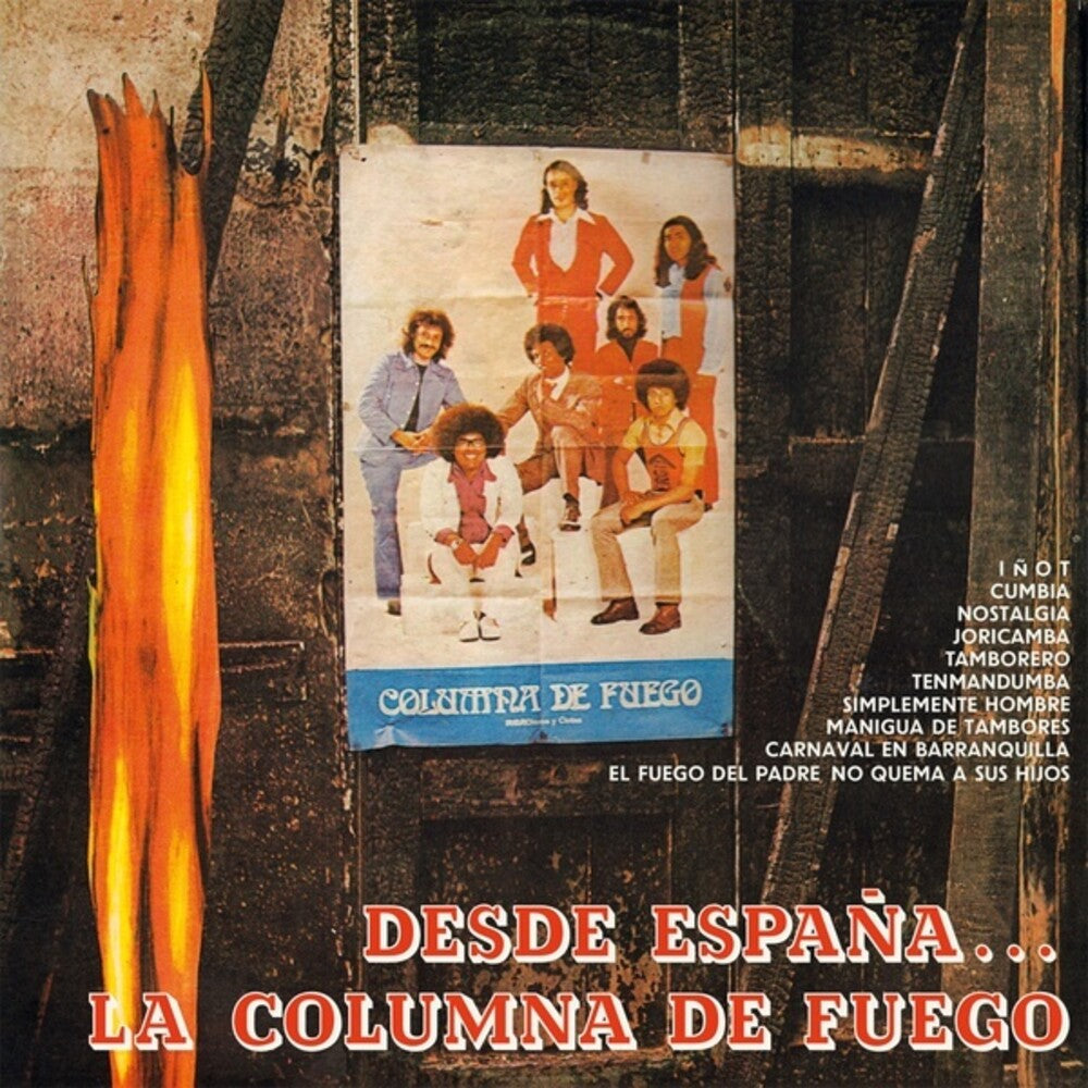 the album cover for Columna De Fuego - Desde Espana La Columna De Fuego