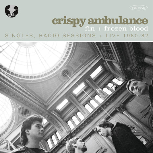 the album cover for Crispy Ambulance - Fin + Frozen Blood