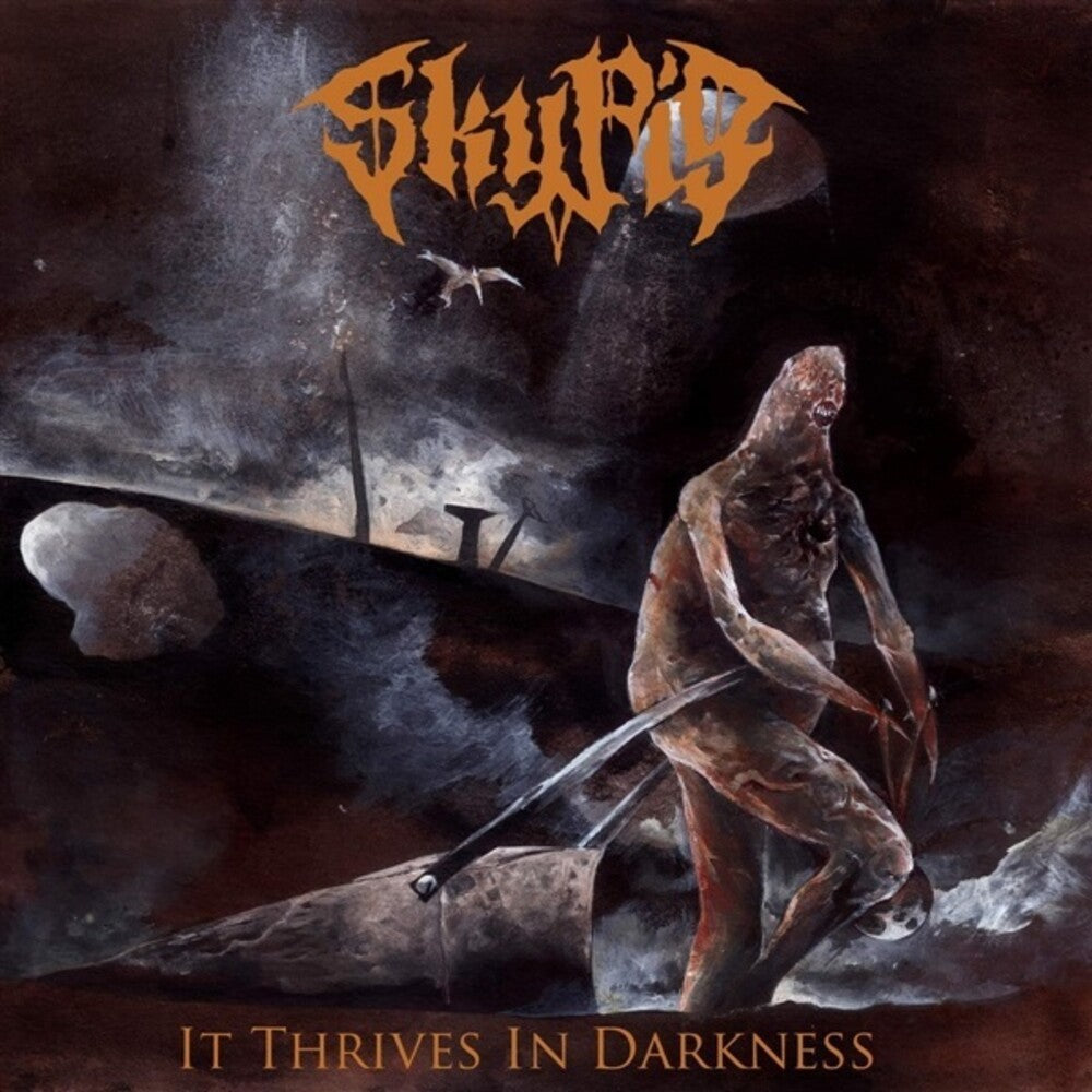 the album cover for Sky Pig - It Thrives In Darkness (Hol)
