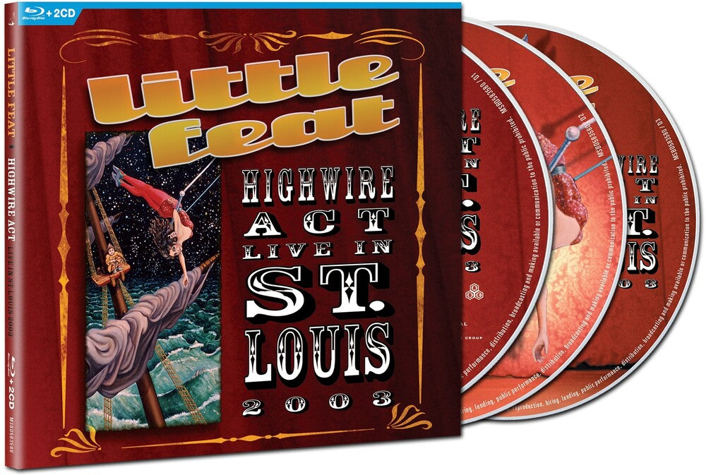 the album cover for Little Feat - Highwire Act - Live In St. Louis 2003 [2 CD/Blu-ray]