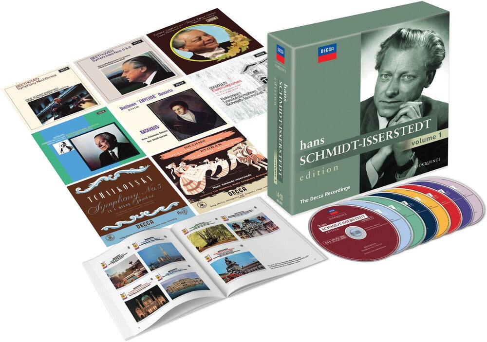 the album cover for Schmidt-Hans Isserstedt - Schmidt-Isserstedt Edition Vol 1 (Box) (Aus)