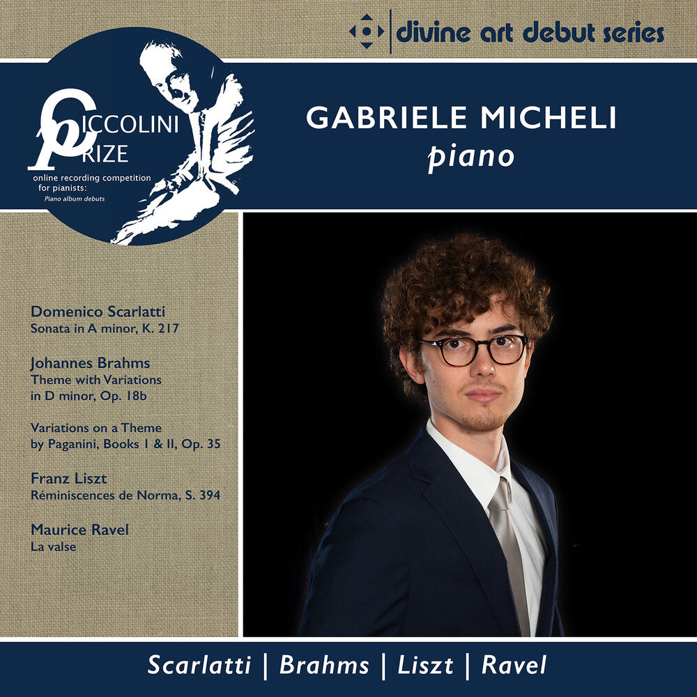 the album cover for Brahms / Liszt / Micheli - Ciccolini Prizewinner Recital