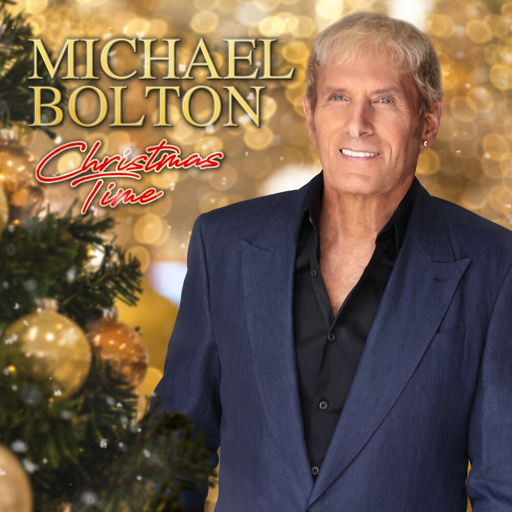 the album cover for Michael Bolton - Christmas Time
