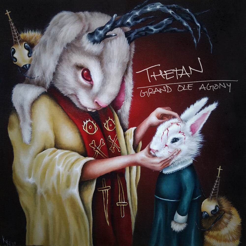 the album cover for Thetan - Grand Ole Agony