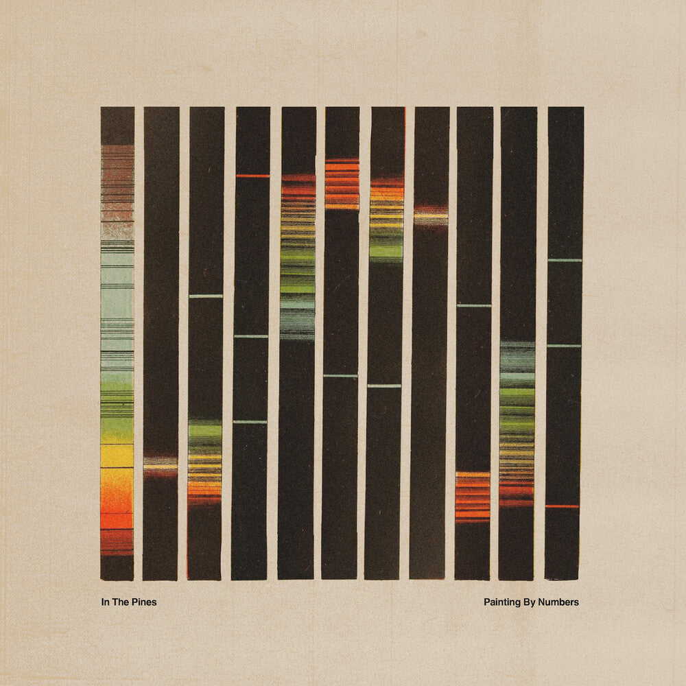 the album cover for In The Pines - Painting By Numbers [Transparent Orange LP]