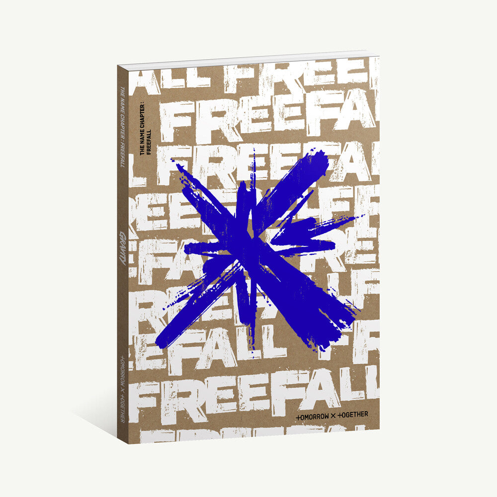 the album cover for TOMORROW X TOGETHER - The Name Chapter: FREEFALL [GRAVITY]