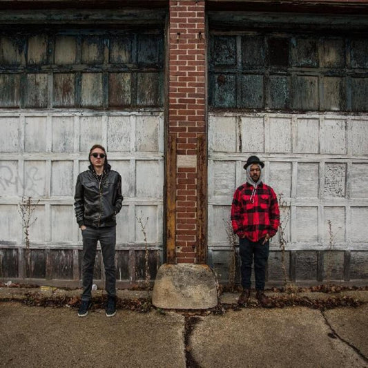 the album cover for L'orange / Jeremiah Jae - Night Took Us In Like Family (Blk) [Colored Vinyl] (Red)