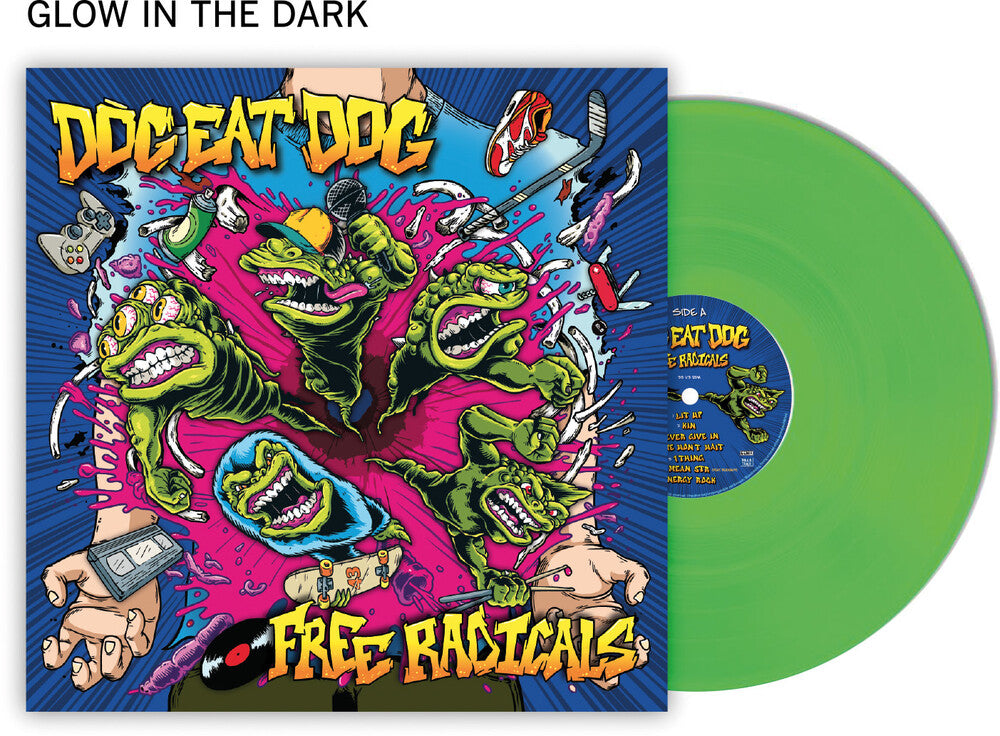 the album cover for Dog Eat Dog - Free Radicals - Green [Colored Vinyl] (Grn) [Limited Edition]