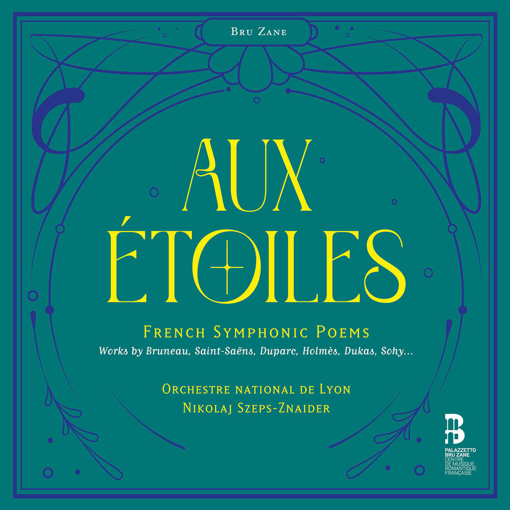 the album cover for Znaider / Orchestre National De Lyon - Aux Etoiles - French Symphonic Poems