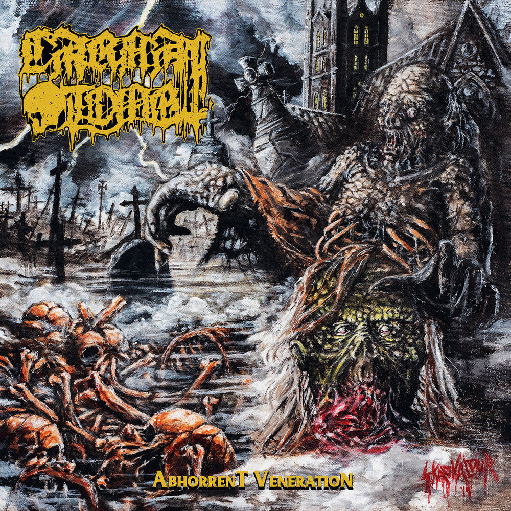 the album cover for Carnal Tomb - Abhorrent Veneration [Digipak] [Reissue]