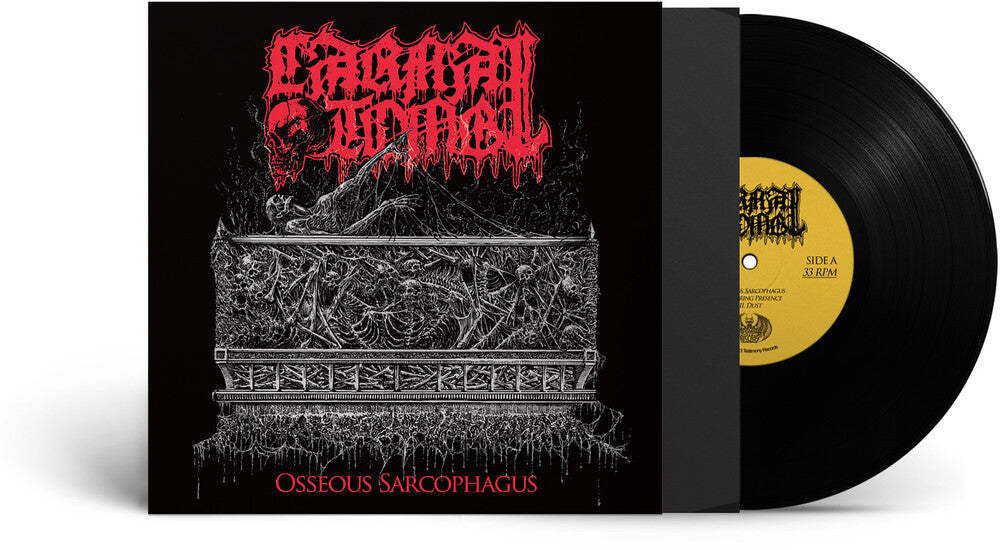 the album cover for Carnal Tomb - Osseous Sarcophagus (10in) (Ep) [Limited Edition]