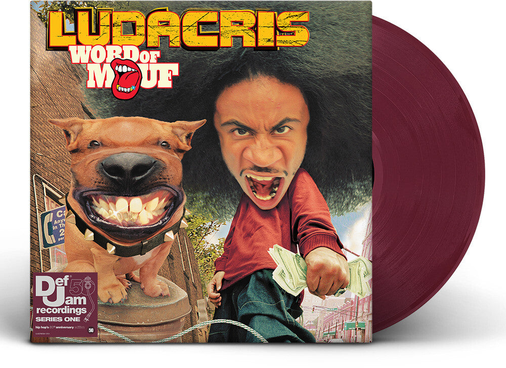 the album cover for Ludacris - Word Of Mouf (Burg) [Colored Vinyl] [Limited Edition] [Indie Exclusive]
