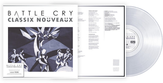 the album cover for Classix Nouveaux - Battle Cry [Clear Vinyl] (Uk)