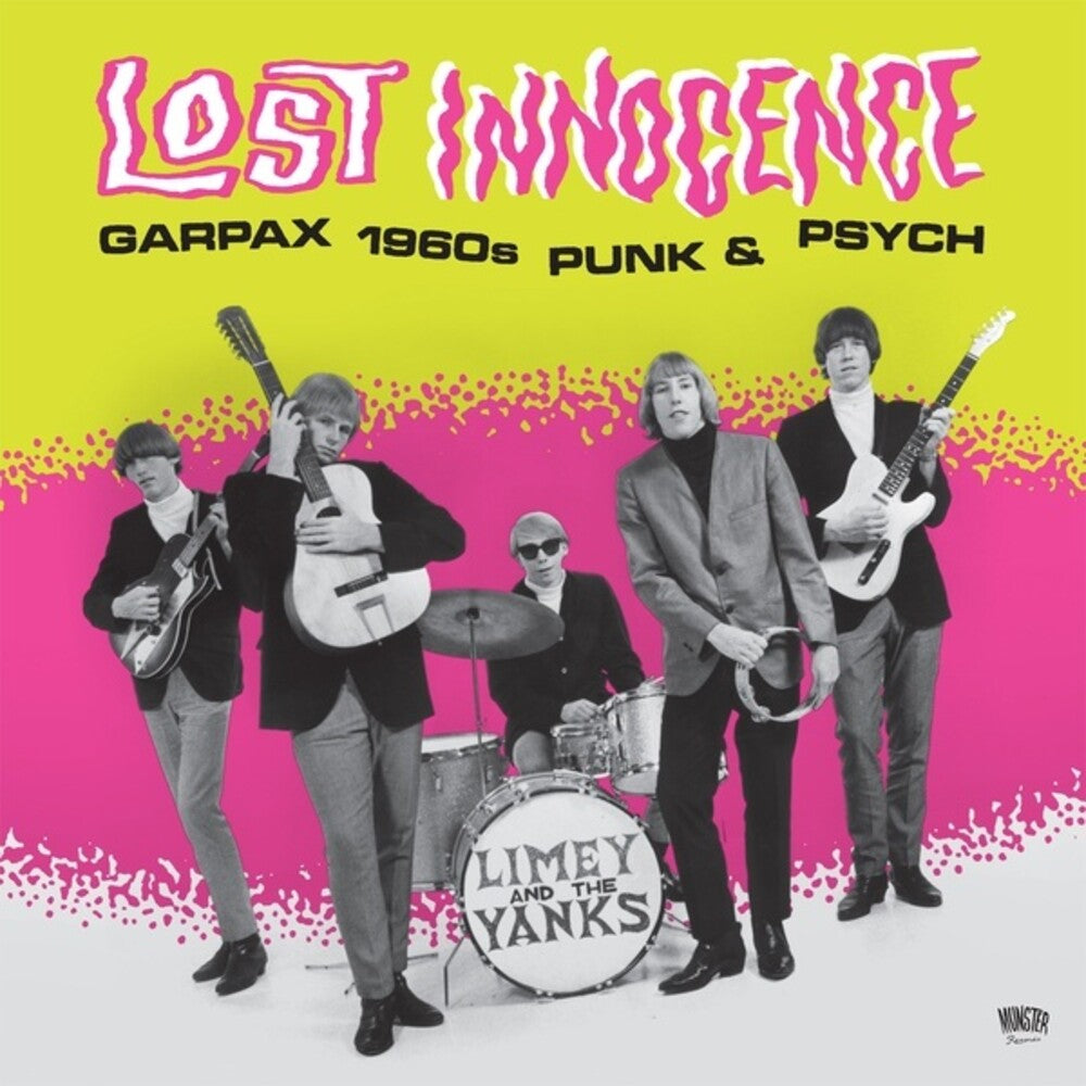 the album cover for Lost Innocence: Garpax 1960s Punk & Psych / Var - Lost Innocence: Garpax 1960s Punk & Psych / Var