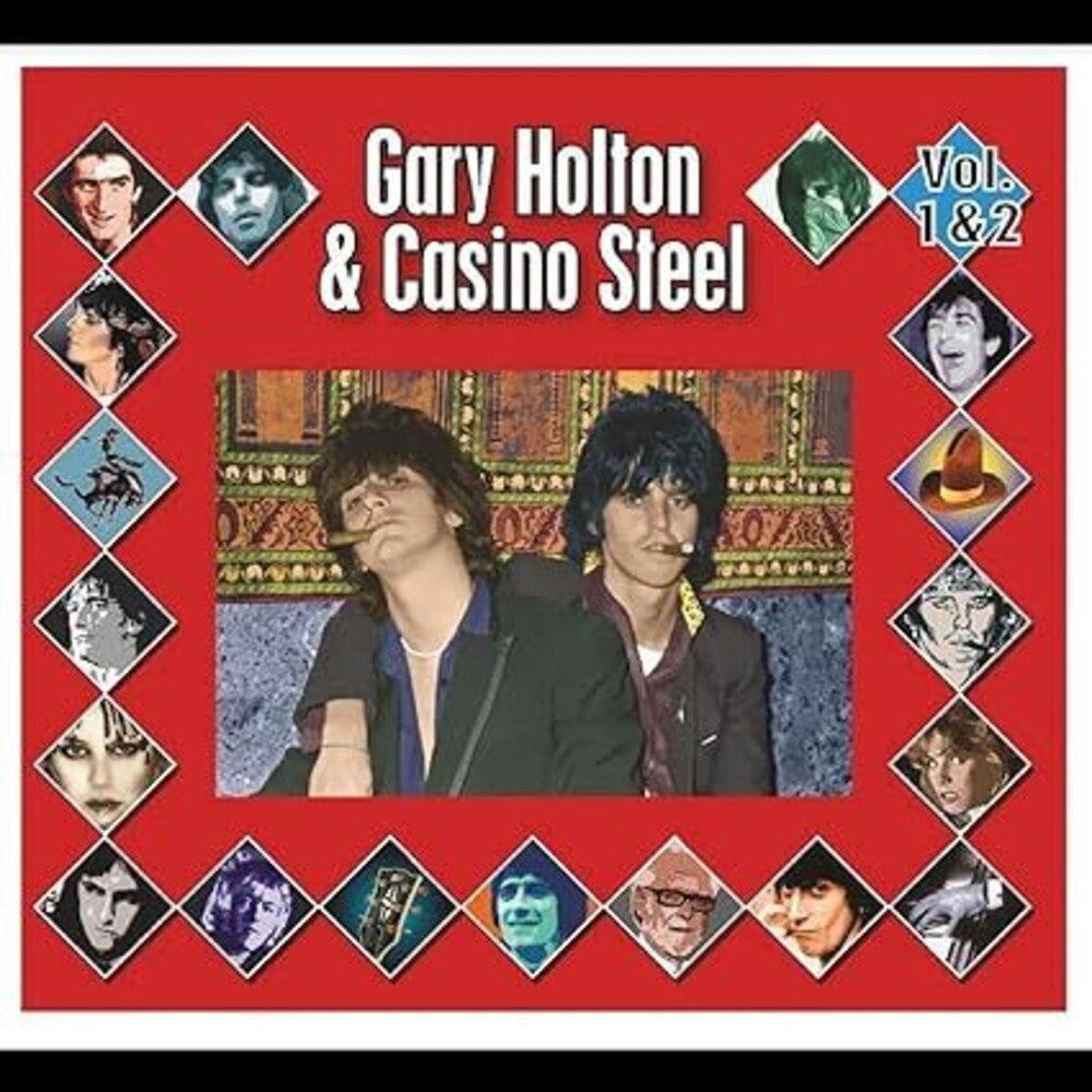 the album cover for Gary Holton  & Casino Steel - Vol 1 & 2 (Uk)