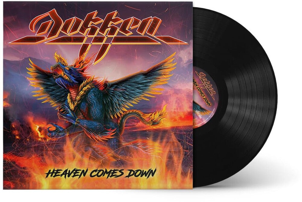 the album cover for Dokken - Heaven Comes Down [LP]