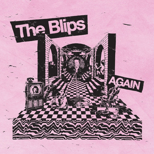 the album cover for The Blips - Again [LP]