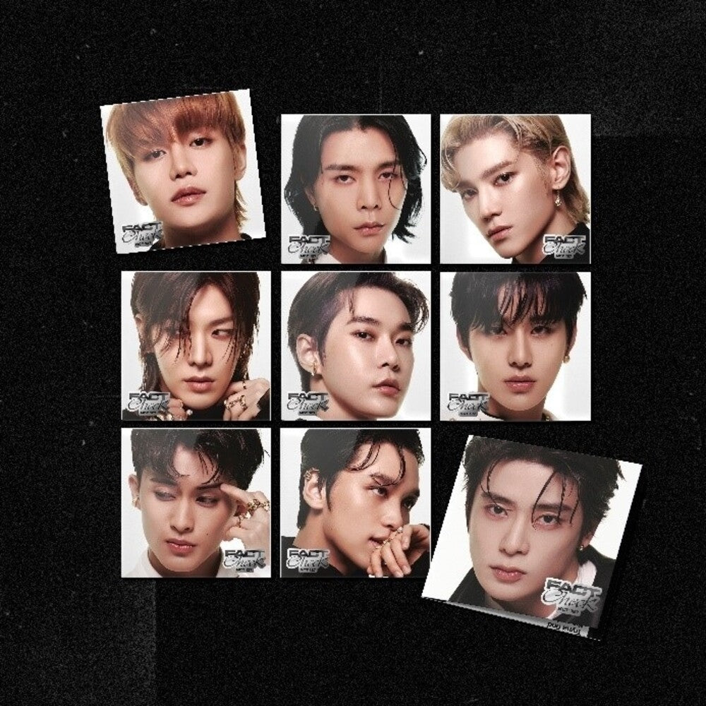 the album cover for NCT 127 - The 5th Album 'Fact Check' [Exhibit Ver.]