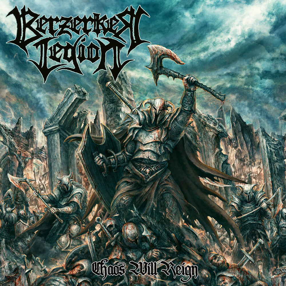 the album cover for Berzerker Legion - Chaos Will Reign (Blk) [Colored Vinyl] (Red)