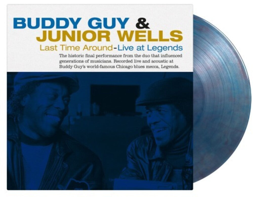 the album cover for Buddy Guy  / Wells,Junior - Last Time Around: Live At Legends (Blue) [Colored Vinyl]