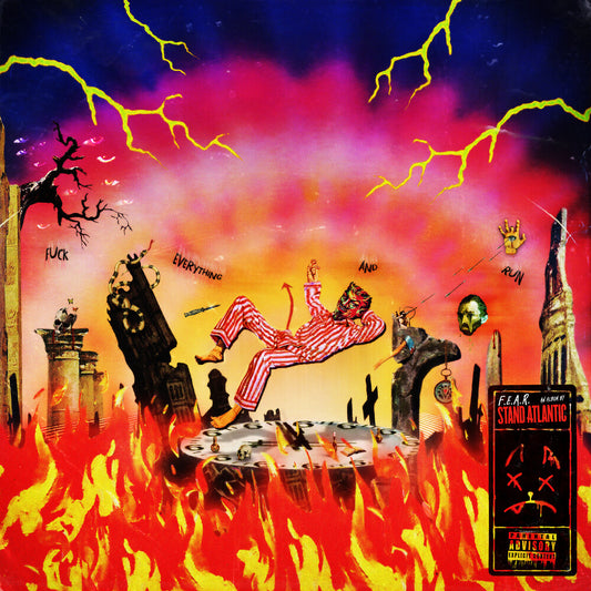 the album cover for Stand Atlantic - F.E.A.R.- Neon Orange [Colored Vinyl] (Org) [Reissue]