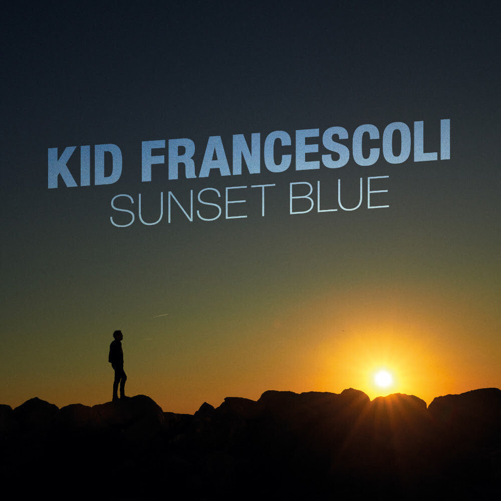 the album cover for Kid Francescoli - Sunset Blue