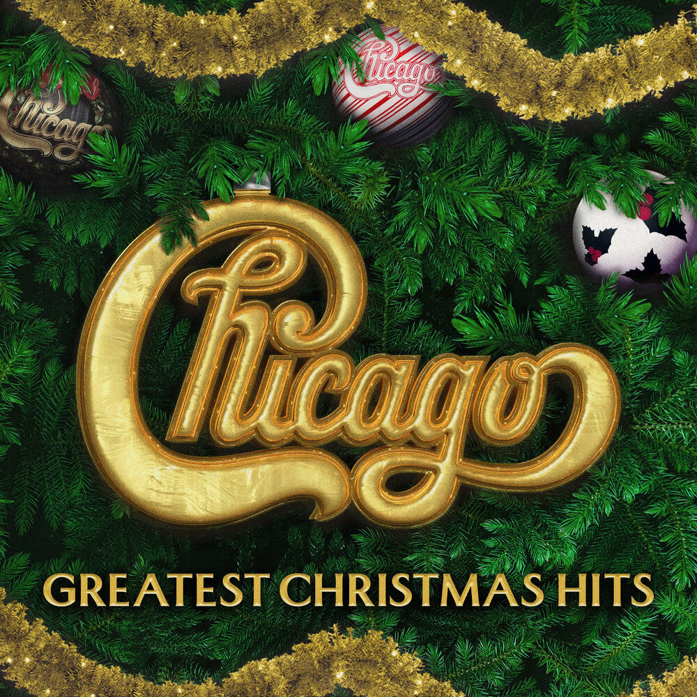 the album cover for Chicago - Greatest Christmas Hits [Colored Vinyl] (Red)