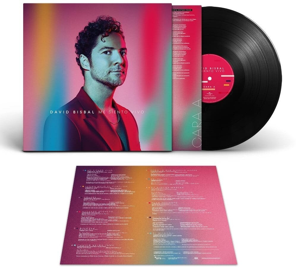 the album cover for David Bisbal - Me Siento Vivo (Spa)