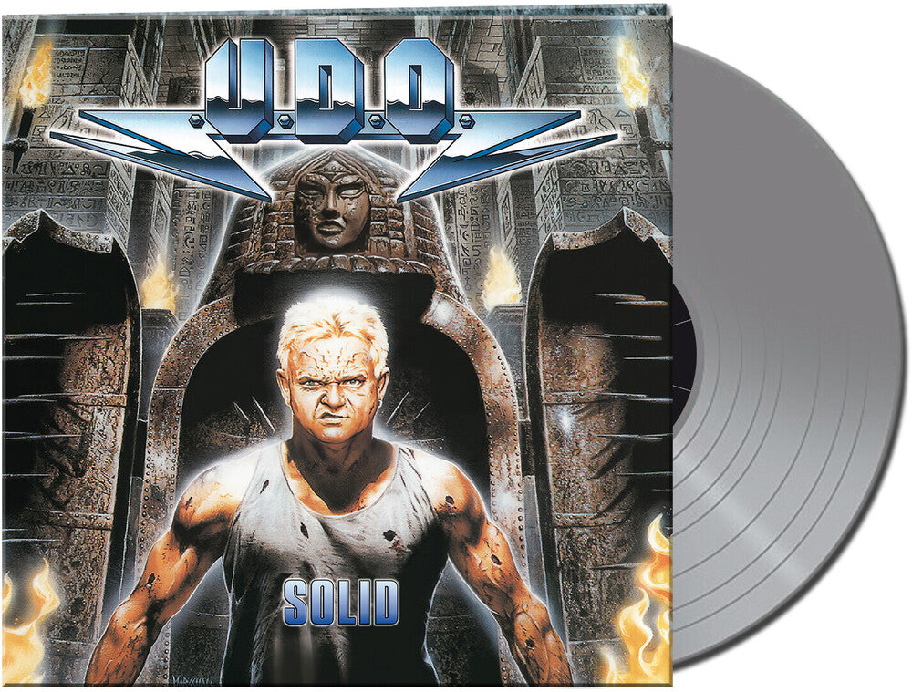 the album cover for U.D.O. - Solid - Silver [Colored Vinyl] (Gate) [Limited Edition] (Slv)