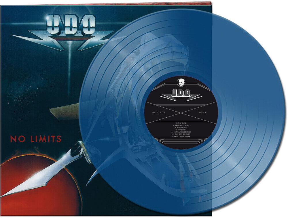the album cover for U.D.O. - No Limits - Clear Blue (Blue) [Colored Vinyl] [Clear Vinyl] (Gate)