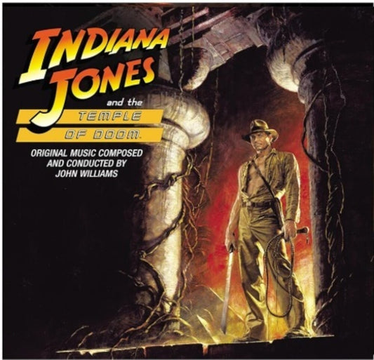 the album cover for Williams, John - Indiana Jones And The Temple Of Doom (Original Soundtrack)