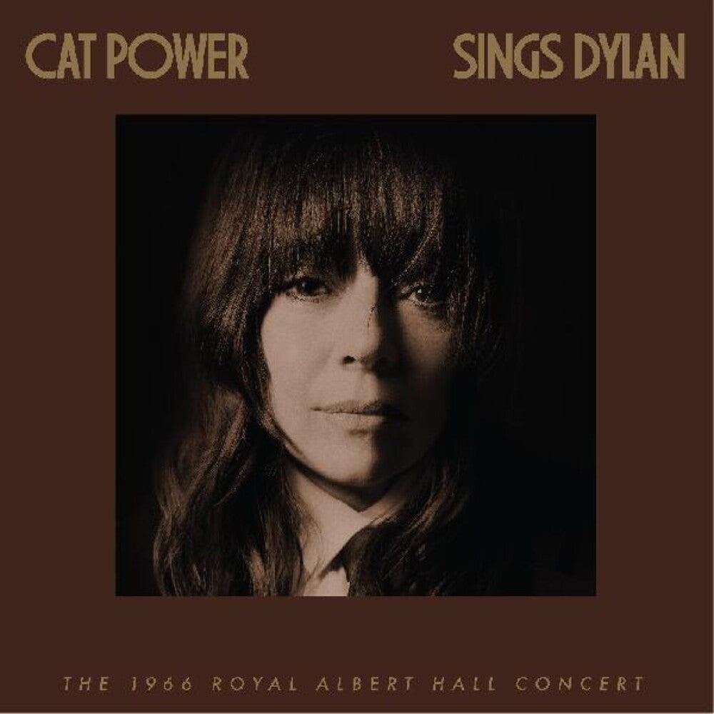 the album cover for Cat Power - Cat Power Sings Dylan: The 1966 Royal Albert Hall Concert [Indie Exclusive Limited Edition White 2LP]