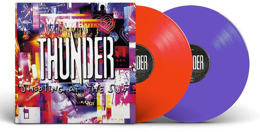 the album cover for Thunder - Shooting At The Sun