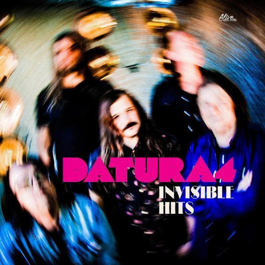 the album cover for Datura4 - Invisble Hits (Blue) [Clear Vinyl]