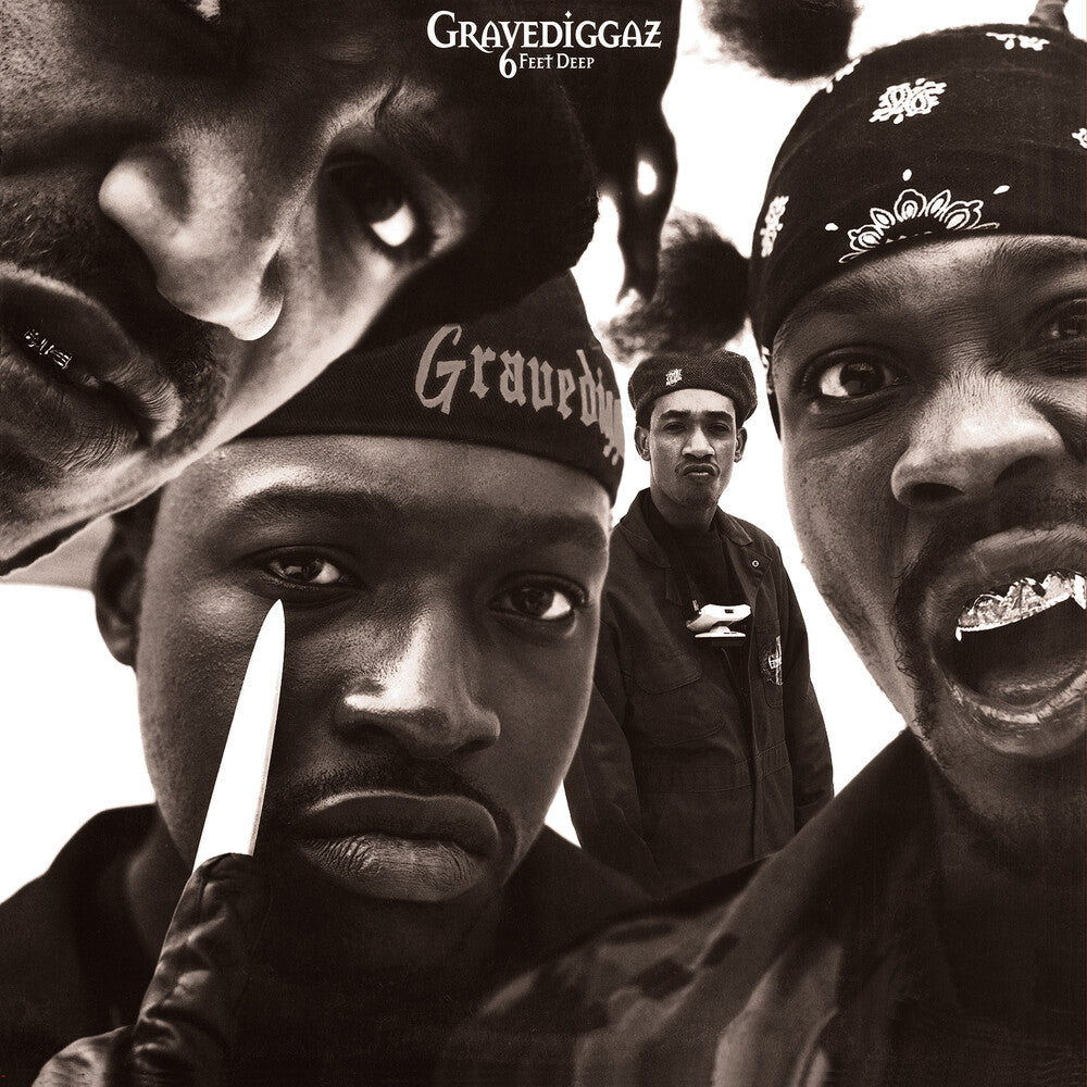 the album cover for Gravediggaz - 6 Feet Deep