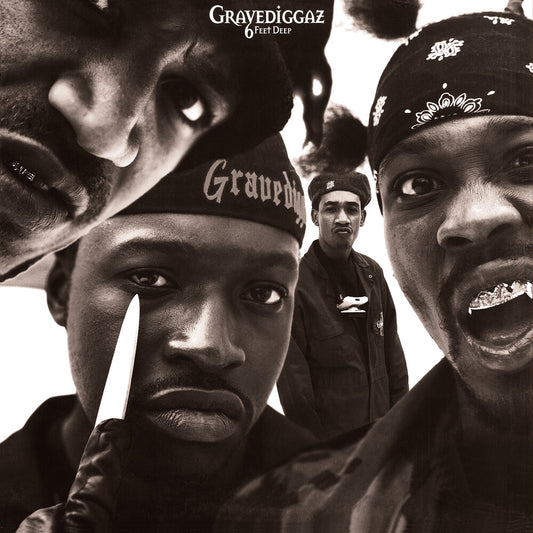 the album cover for Gravediggaz - 6 Feet Deep