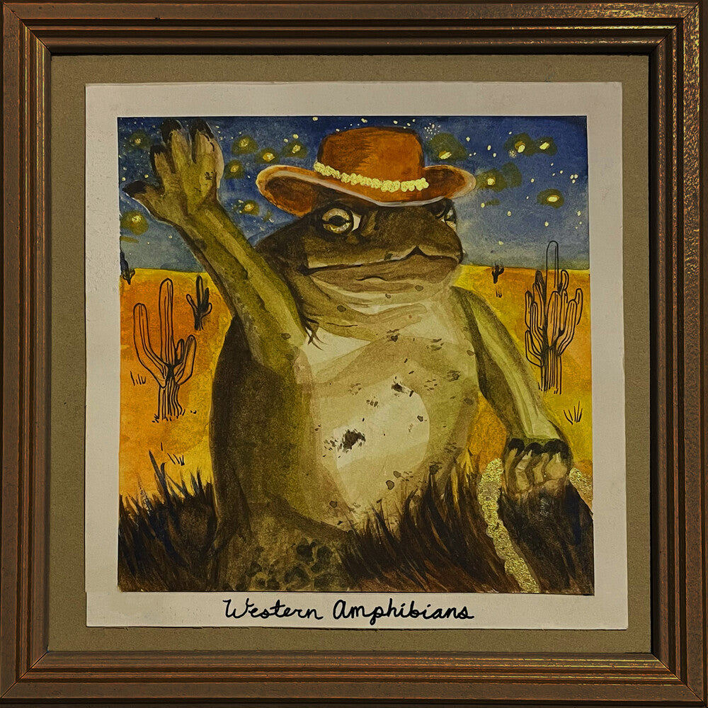 the album cover for Anita Velveeta - Western Amphibians [Colored Vinyl] [Clear Vinyl] (Grn) [Limited Edition]