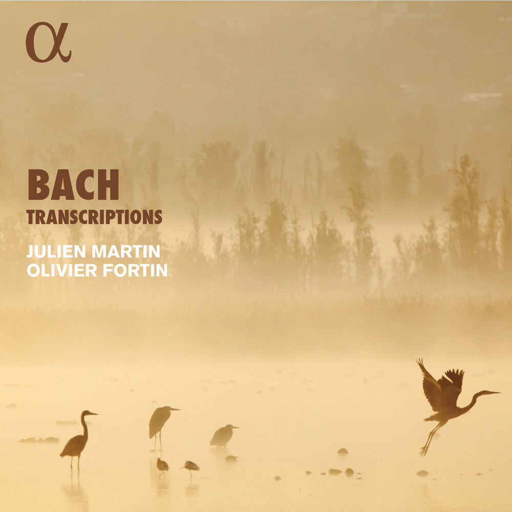 the album cover for Bach / Fortin / Martin - Transcriptions