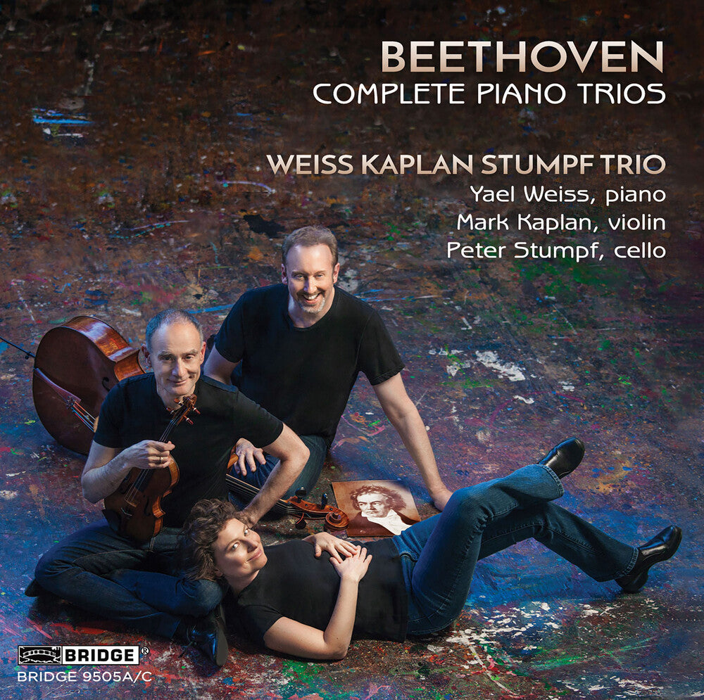 the album cover for L Beethoven .V. / Weiss Kaplan Stumpf Trio - Complete Piano Trios