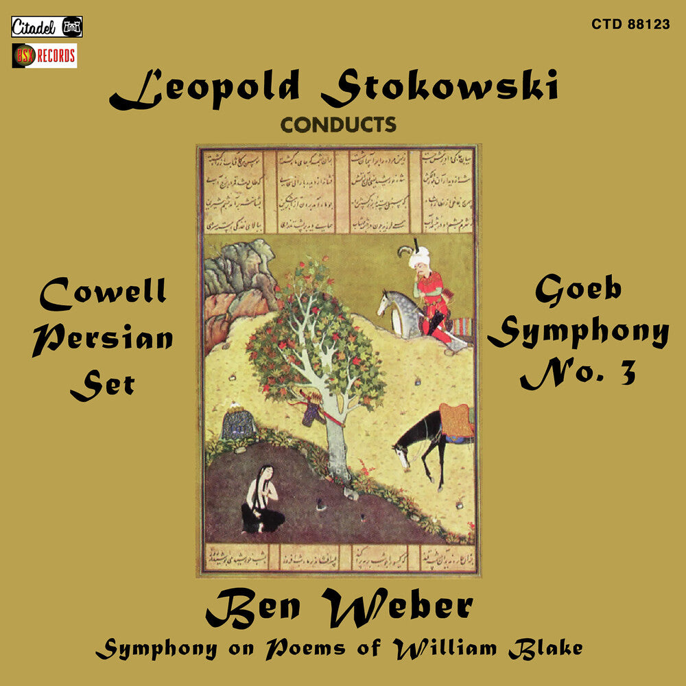 the album cover for Cowell, Henry - Leopold Stokowski Conducts Henry Cowell Roger Goeb, Ben Weber
