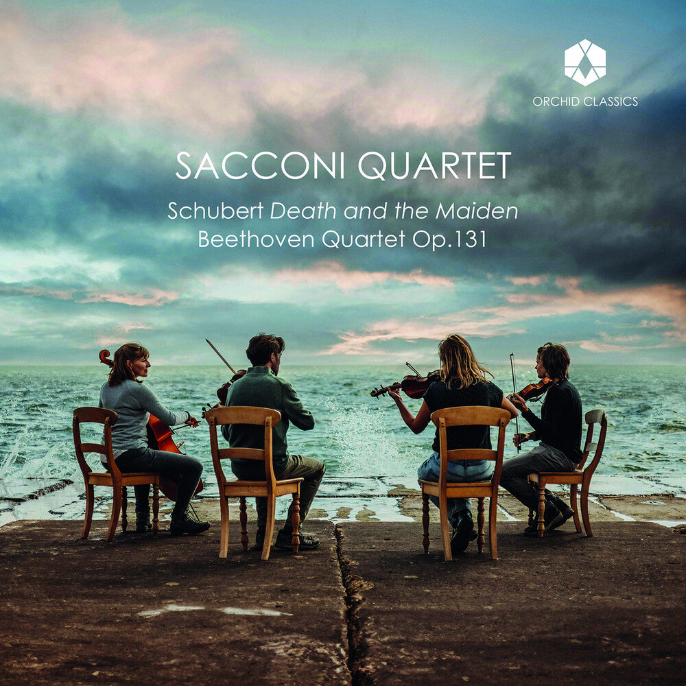 the album cover for L Beethoven .V. / Schubert / Sacconi Quartet - Sacconi Quartet