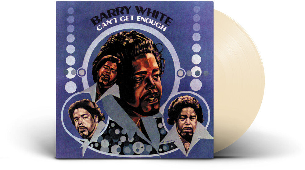 the album cover for Barry White - Can't Get Enough [Colored Vinyl] [Limited Edition] (Hol)
